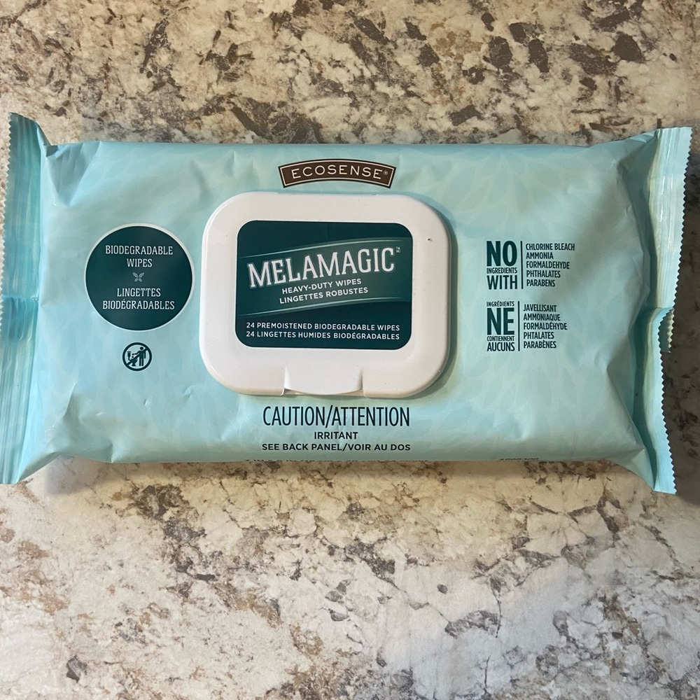 NWT Melaleuca Ecosense MelaMagic Heavy-Duty Wipes